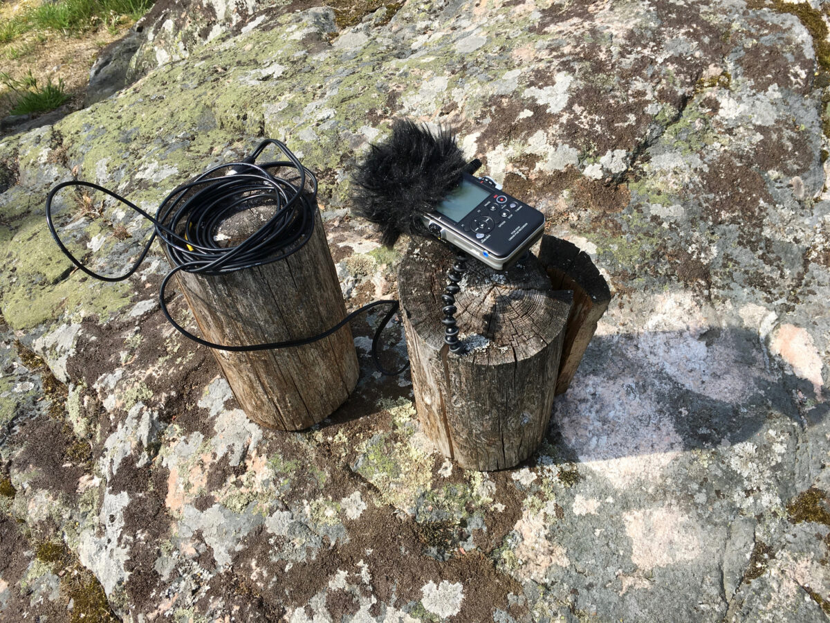 FoAM, Listening to the viking ruins, Seili, 2019.
