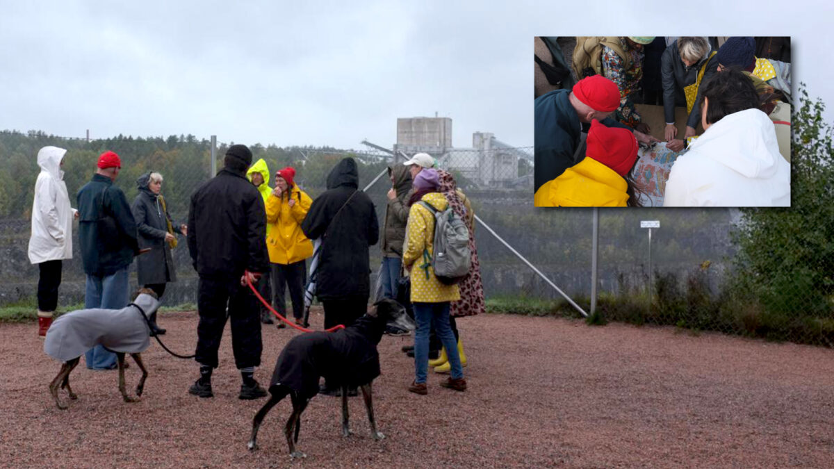 FRAUD and the other Saari residents visited the quarry in Pargas, accompanied by Ilppo Vuorinen and CAA (Taru Elfving and Lotta Petronella) to ‘underground’ many of the conversations around the re-circularity of phosphate and limestone. Images by FRAUD.